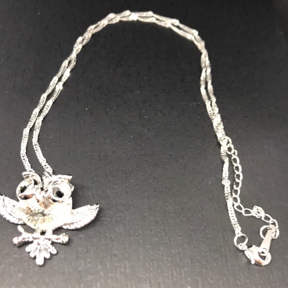 Crystal Owl Necklace - Picture 3 of 6